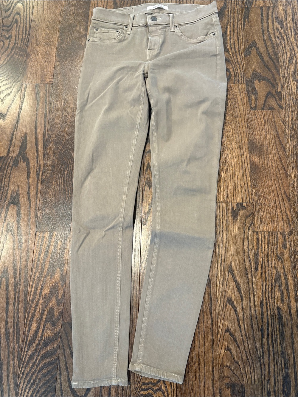 GRLFRND Candice Women’s Slim Fit Jeans in Taupe SZ 25